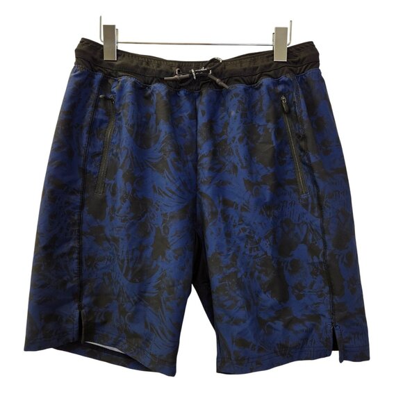 Body Glove Dual Layer Print 2-in-1 Hybrid Activewear Shorts Size Large - Picture 1 of 6